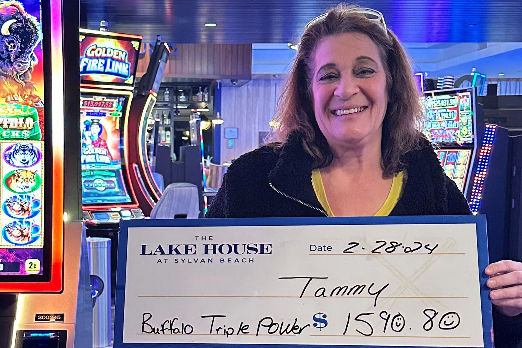Tammy won $1,590