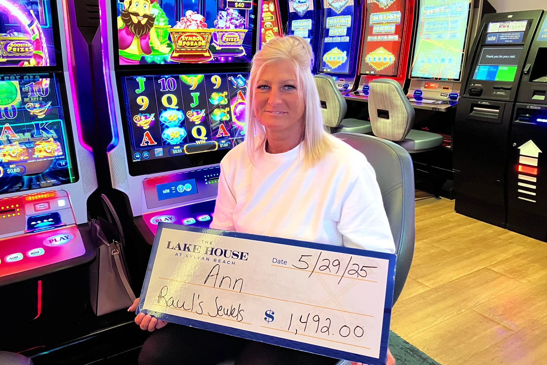 Ann won $1,492