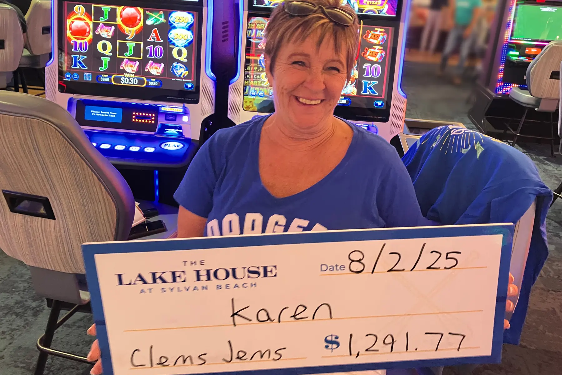 Karen won $1,291
