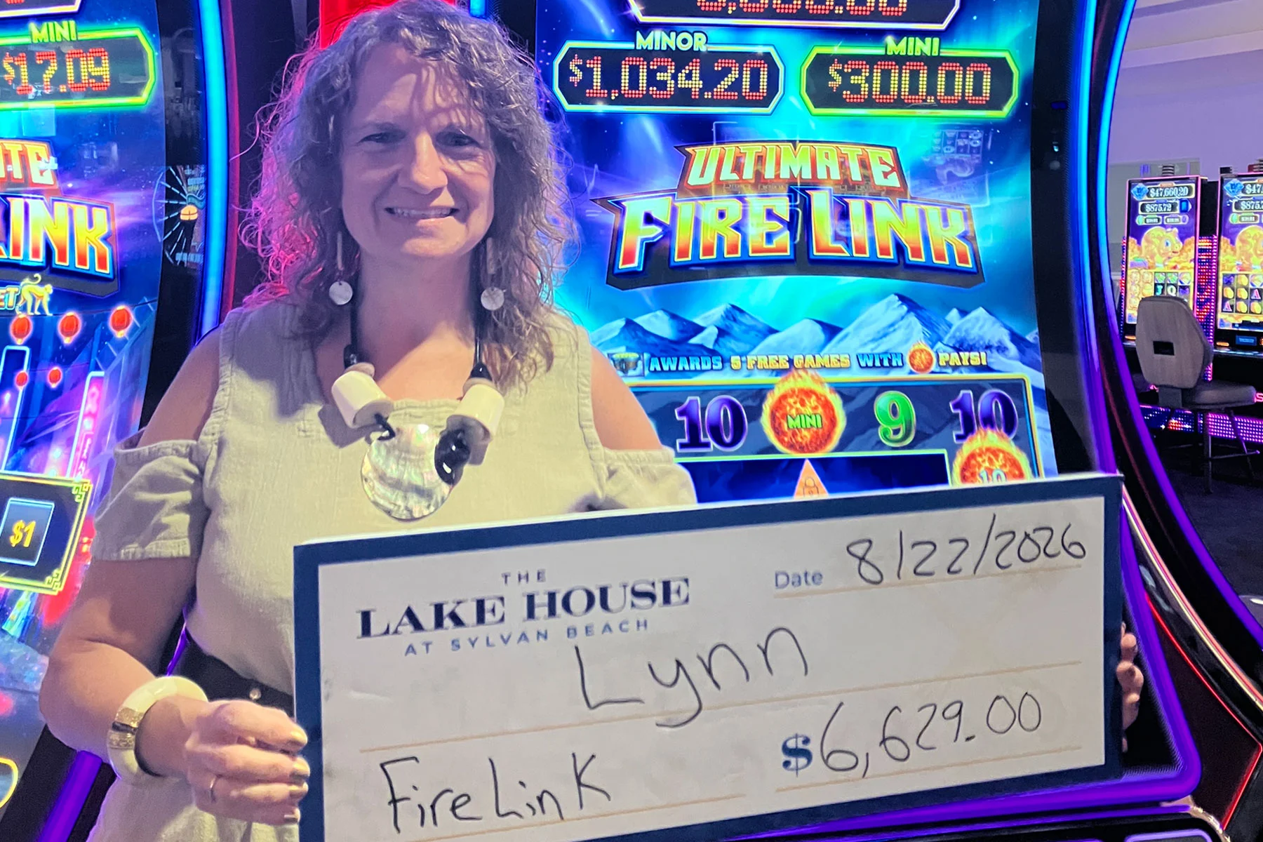 Lynn won $6,629