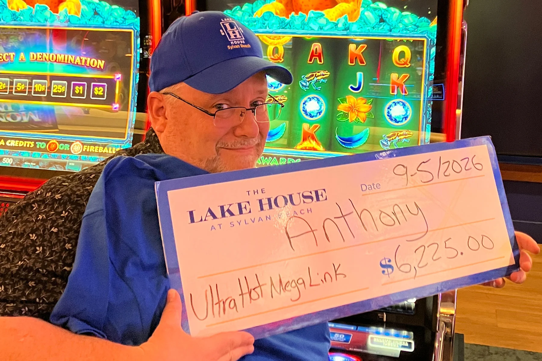 Anthony won $6,225