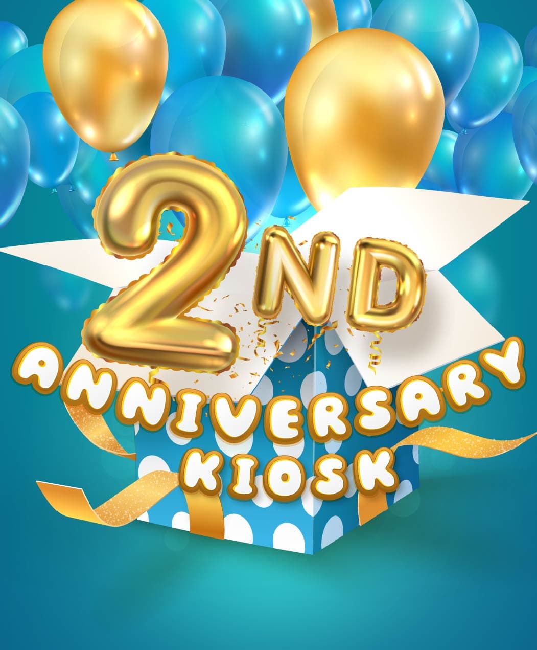 2nd Anniversary Kiosk