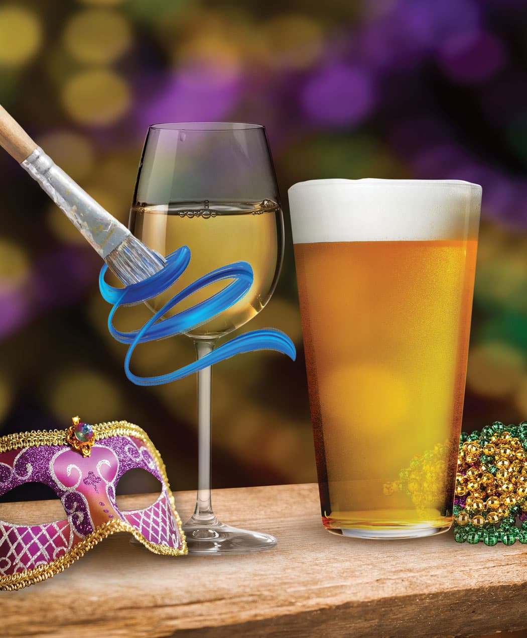 Mardi Gras — Paint and Sip!