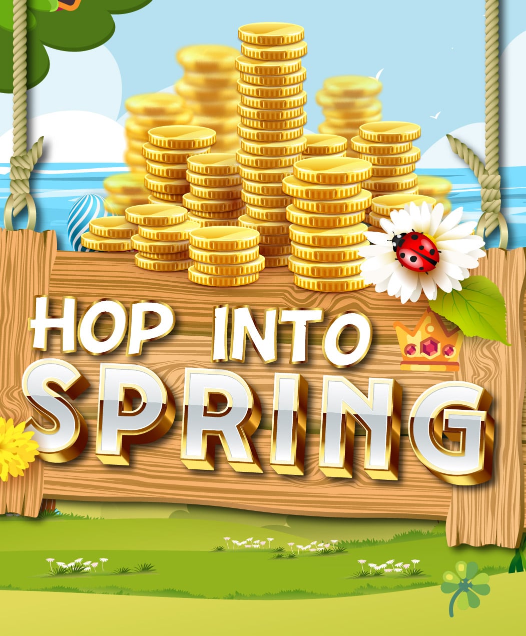 Hop Into Spring promotion at the lake house