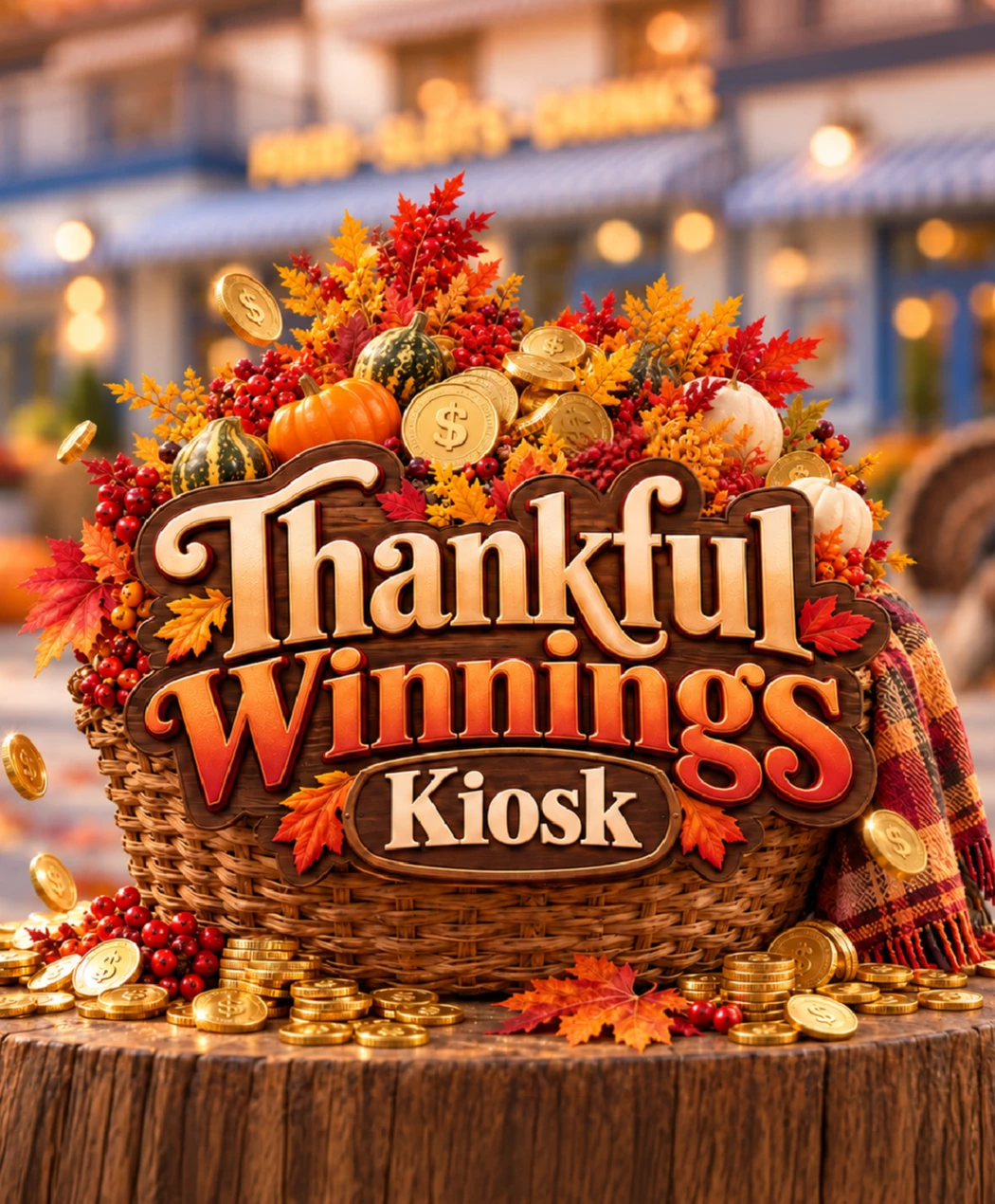Thankful Winnings Kiosk